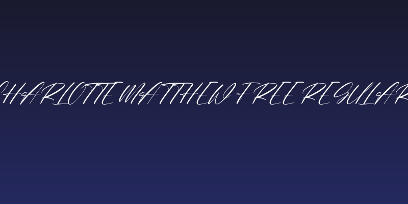 Charlotte Matthew Free Regular Social Header