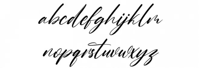 Charlotte Matthew Free Regular फ़ॉन्ट लोअरकेस