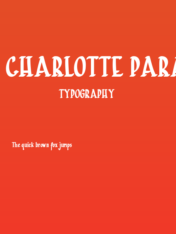 Charlotte Paraline Poster