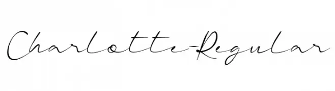 Charlotte-Regular  Frei Schriftart Herunterladen