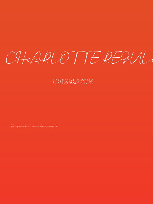 Charlotte-Regular Poster