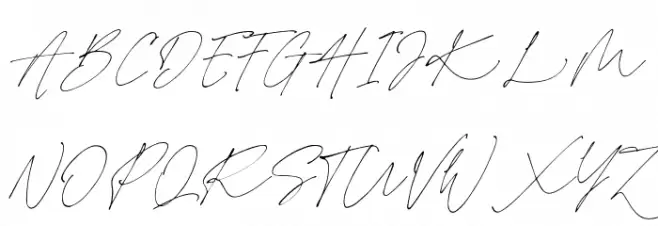 Charlotte Signature Demo Reg Schriftart Groß