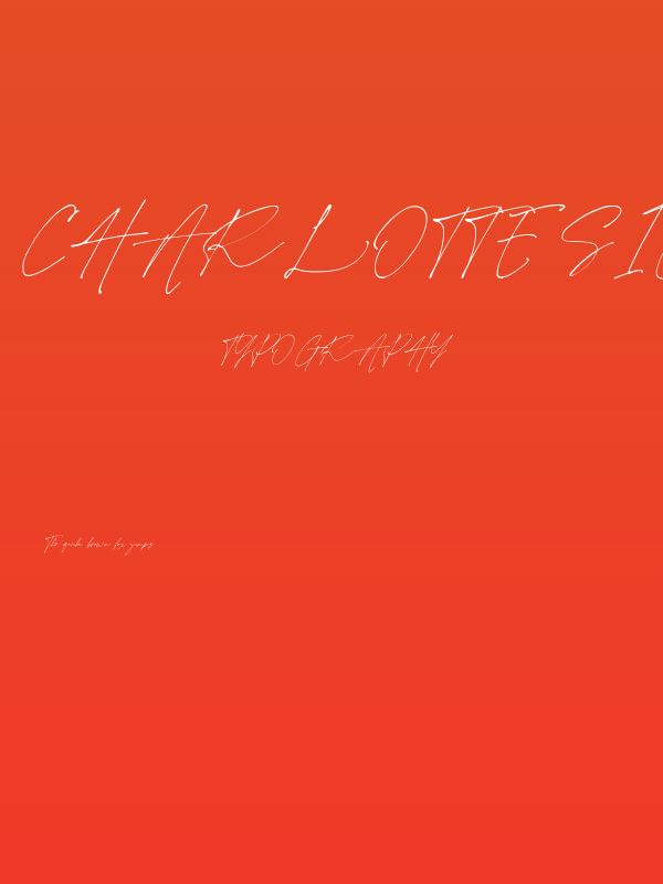 Charlotte Signature Demo Reg Poster