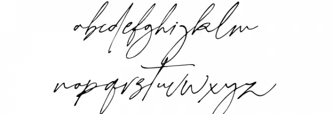 Charlotte Signature Demo Reg Schriftart Kleinbuchstaben