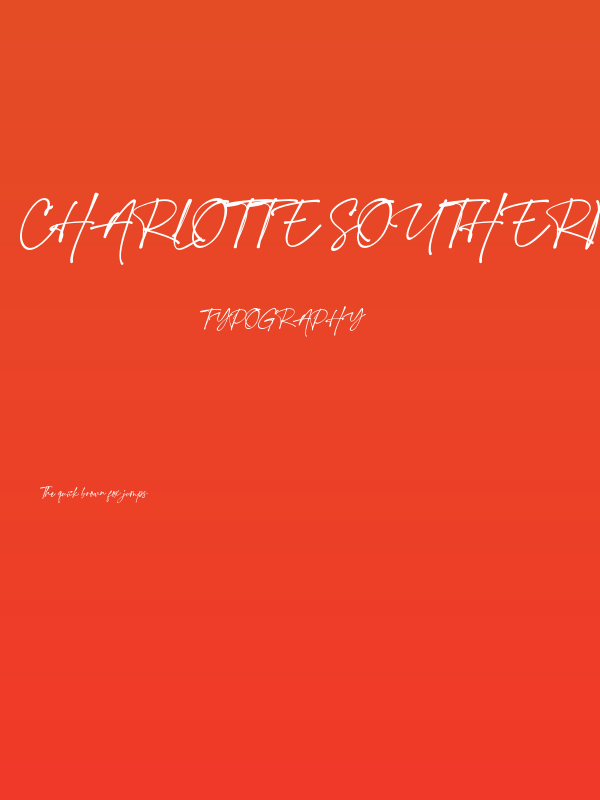 Charlotte Southern Poster