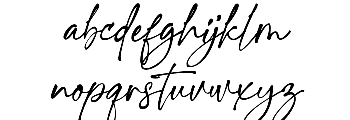 Charlotte Southern Font LOWERCASE
