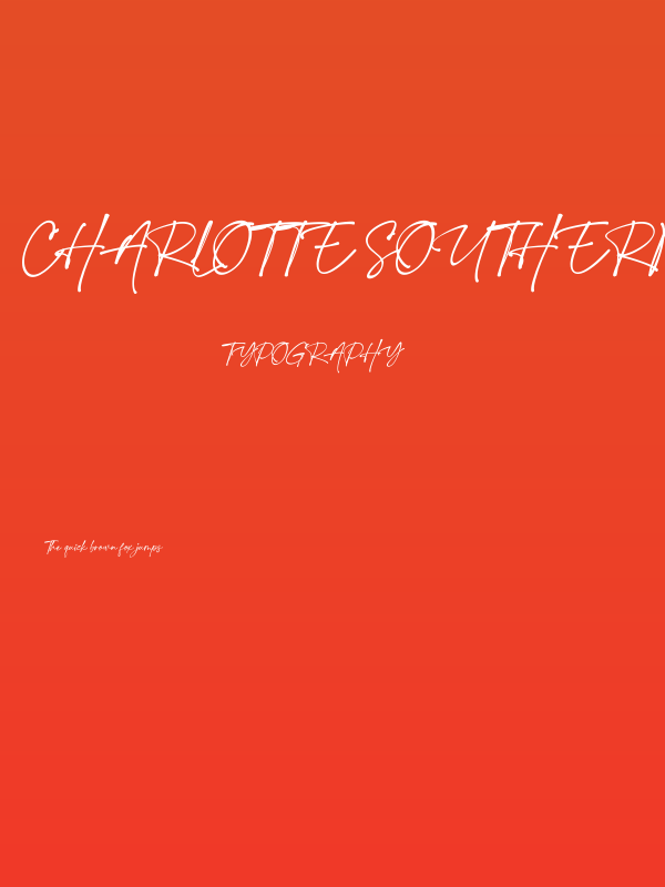Charlotte Southern Poster