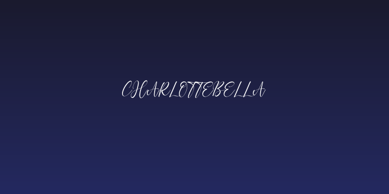 CharlotteBella Social Header
