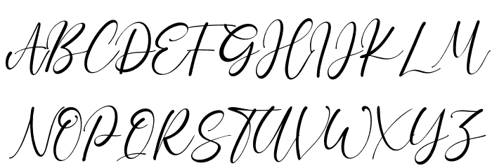 CharlotteBella Schriftart Groß