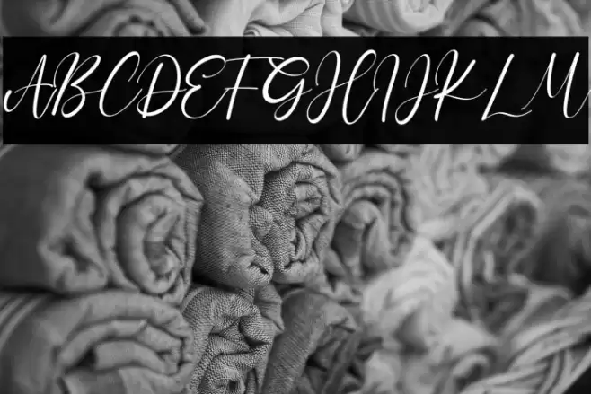 CharlotteBella Font examples