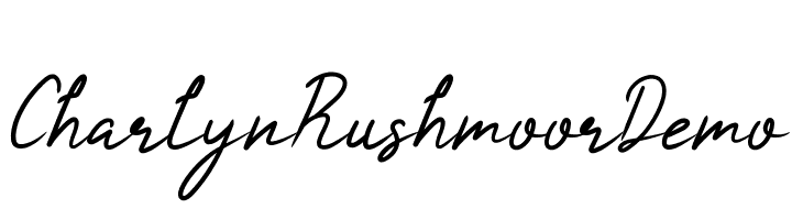CharlynRushmoorDemo  Descarca Fonturi Gratis