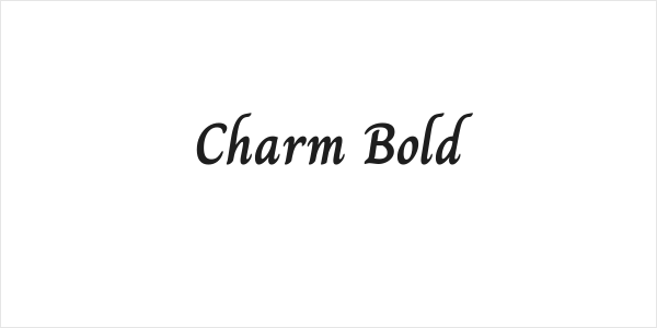 Charm Bold Logo