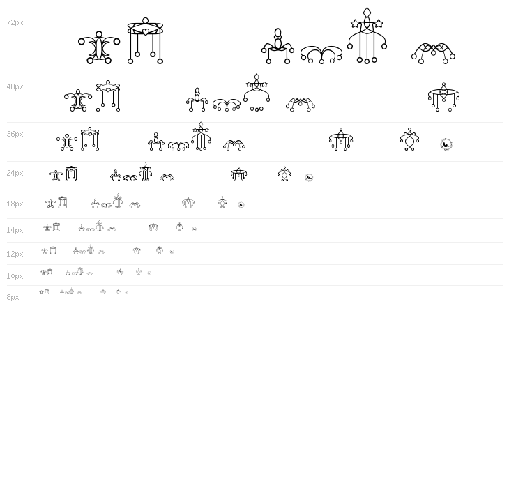 Charm Holders LT Waterfall