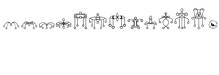 Charm Holders LT Font LOWERCASE