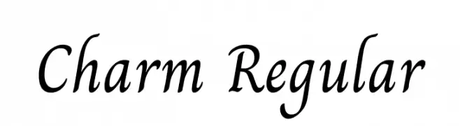 Charm Regular  Fuentes Gratis Descargar