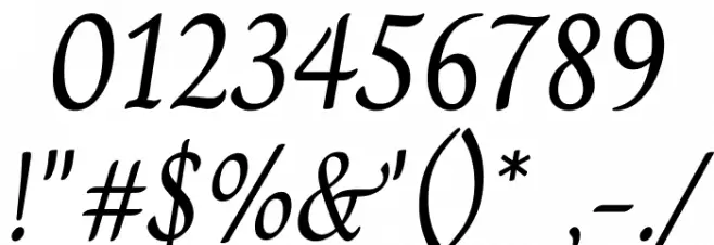 Charm Regular Font OTHER CHARS