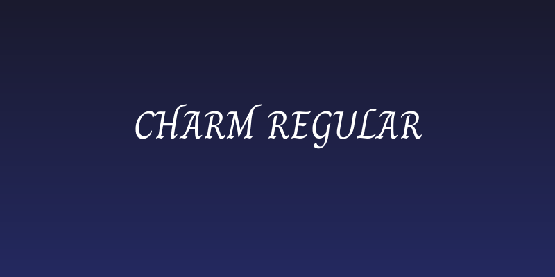 Charm Regular Social Header
