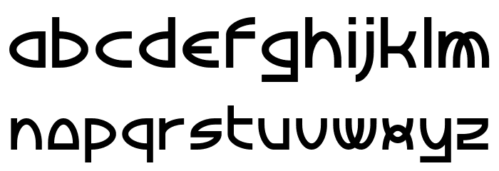 Charmed Pi Font LOWERCASE