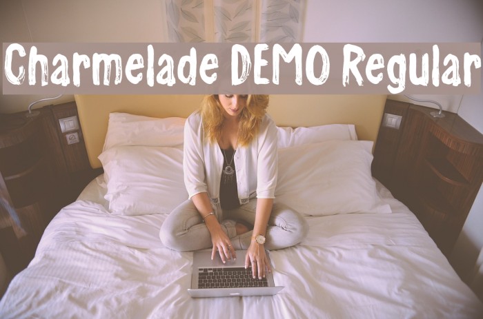 Charmelade DEMO Regular Font examples