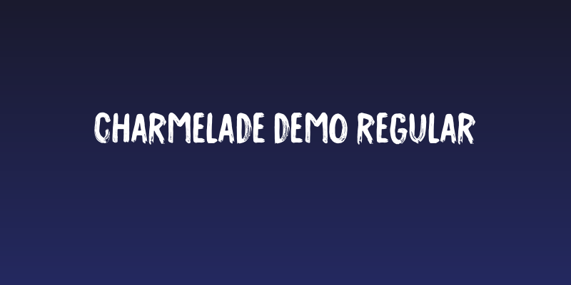 Charmelade DEMO Regular Social Header