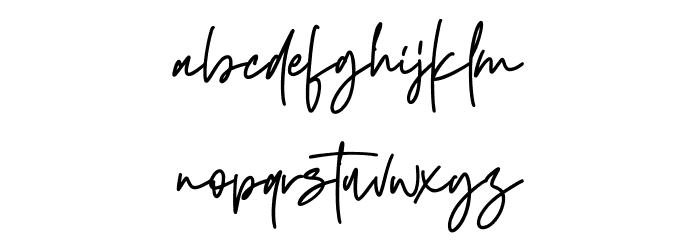 Charmeleon Free Font LOWERCASE