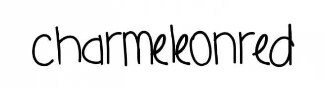 CharmeleonRed  Frei Schriftart Herunterladen