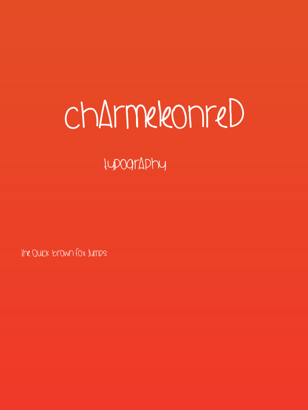 CharmeleonRed Poster