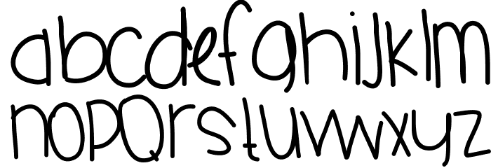 CharmeleonRed Font LOWERCASE