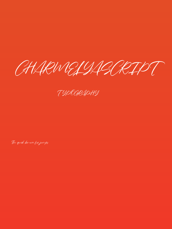 CharmelyaScript Poster