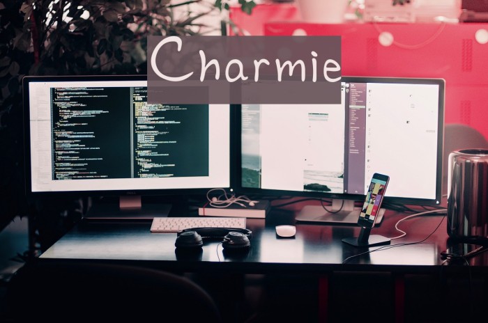 Charmie Font examples