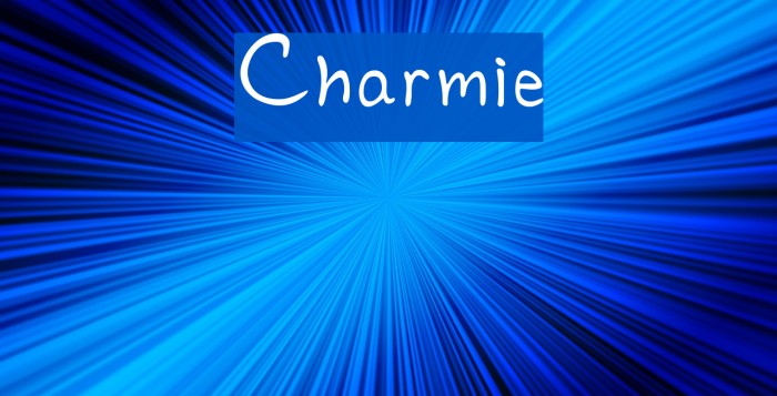 Charmie Font examples