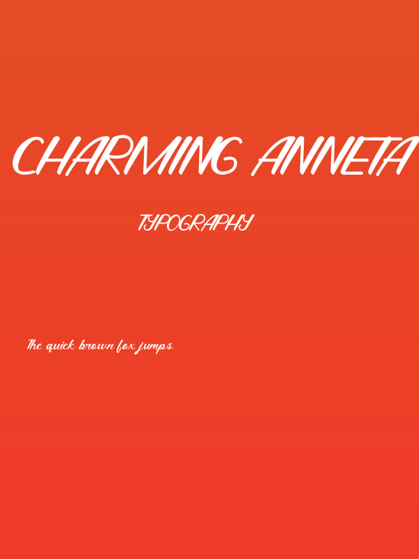 Charming Anneta Poster