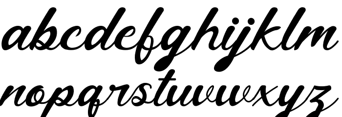 Charming Anneta Font LOWERCASE