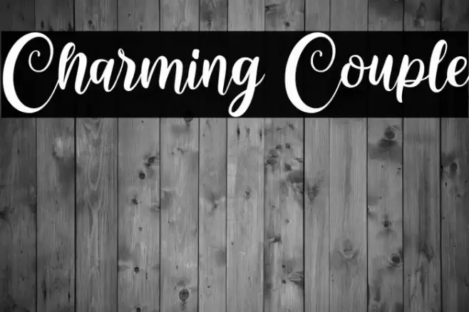Charming Couple Font examples