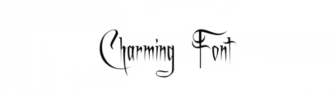 Charming Font  フリーフォントのダウンロード