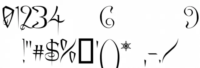 Charming Font フォント その他の文字