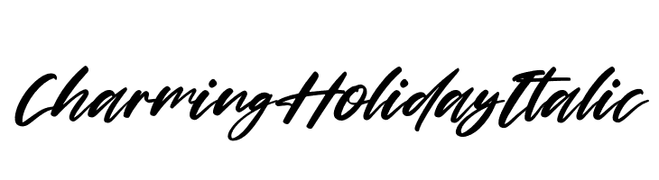 Charming Holiday Italic  baixar fontes gratis