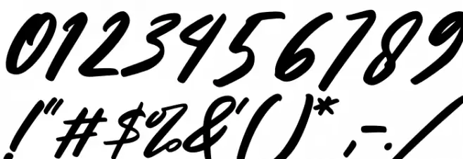 Charming Holiday Italic Font OTHER CHARS