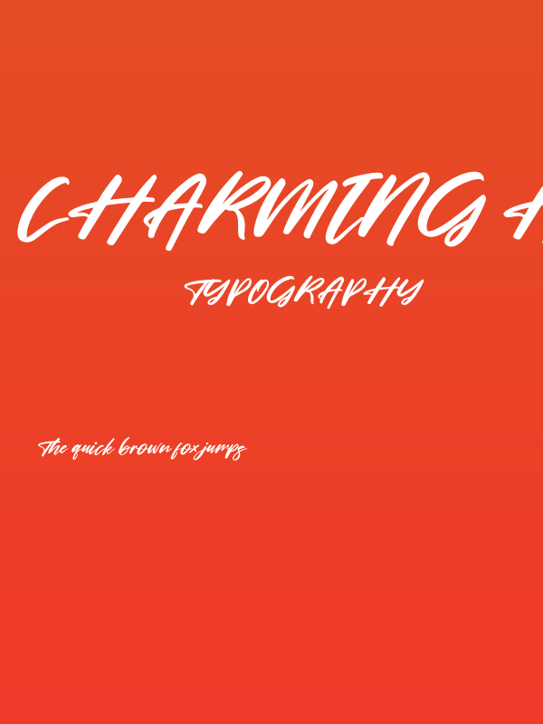 Charming Holiday Italic Poster