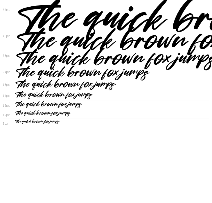 Charming Holiday Italic Waterfall