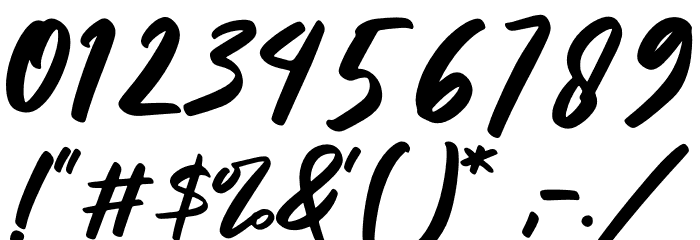 Charming Holiday Font OTHER CHARS