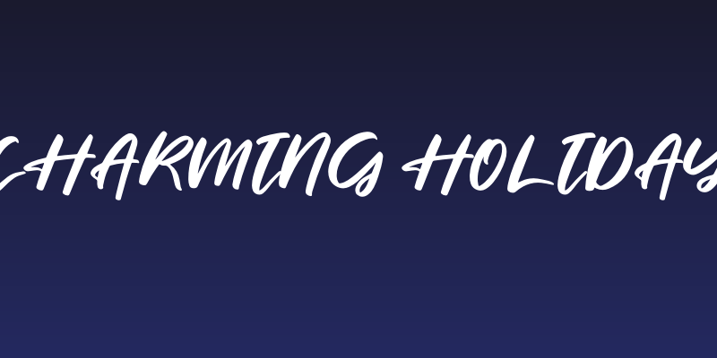 Charming Holiday Social Header