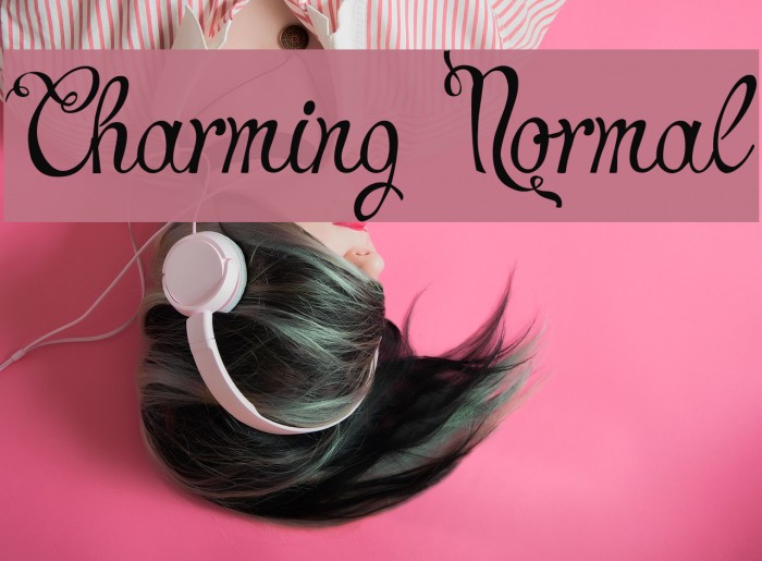 Charming Normal Font examples