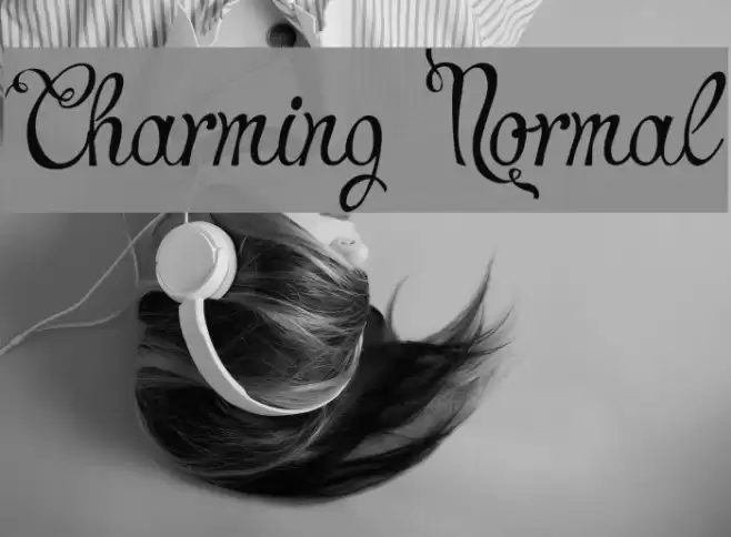 Charming Normal फ़ॉन्ट examples