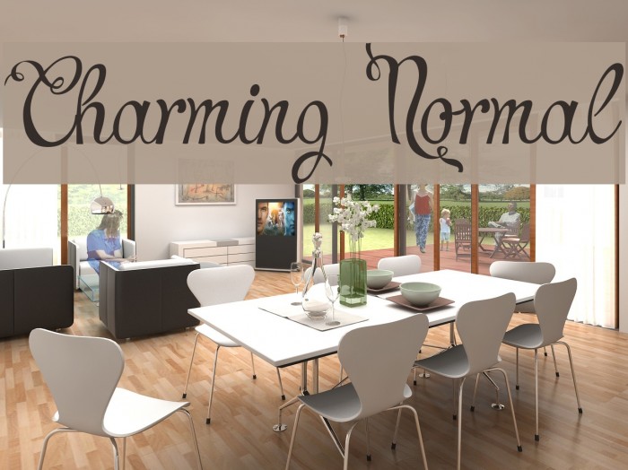 Charming Normal Font examples