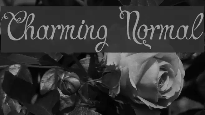 Charming Normal फ़ॉन्ट examples