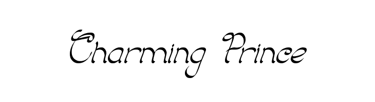 Charming Prince  Frei Schriftart Herunterladen