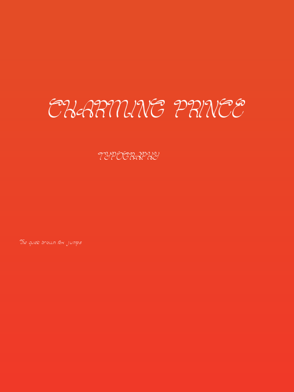 Charming Prince Poster