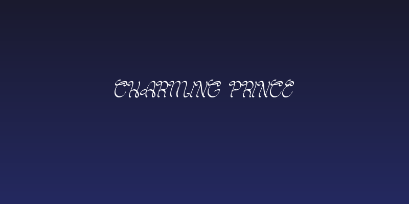 Charming Prince Social Header