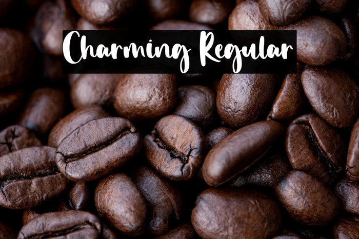 Charming Regular Example 1